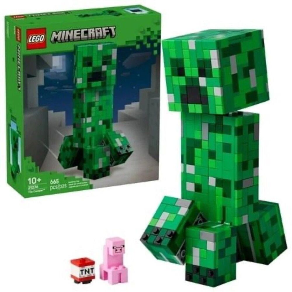 Sealed Lego Minecraft The Creeper (21276) Building Toy 665 Pieces  OPEN BOX!